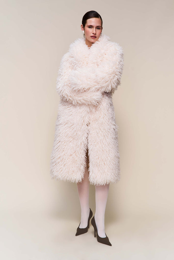 Puglia Maxi Faux Fur Coat