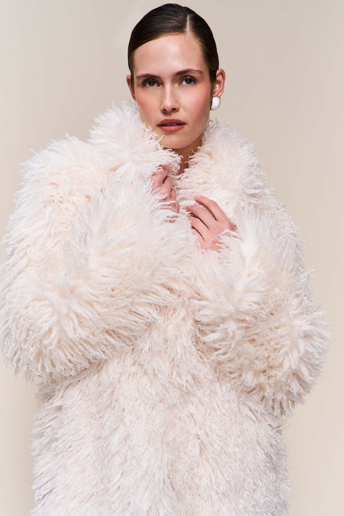Puglia Maxi Faux Fur Coat