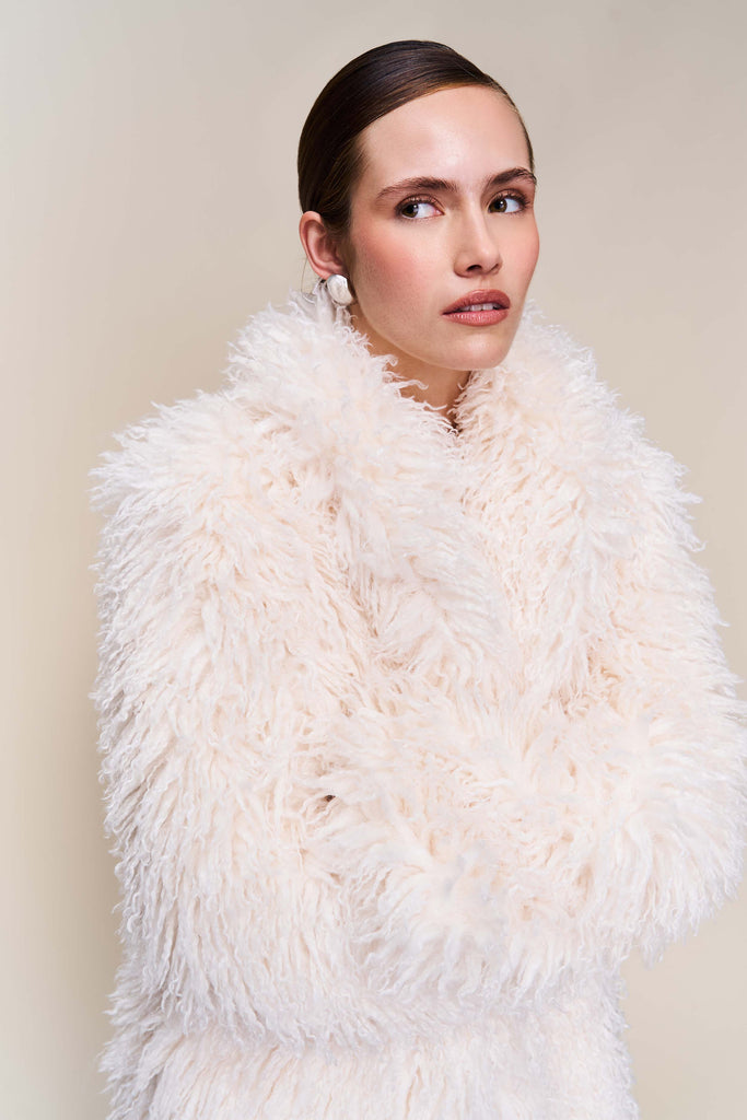 Puglia Maxi Faux Fur Coat