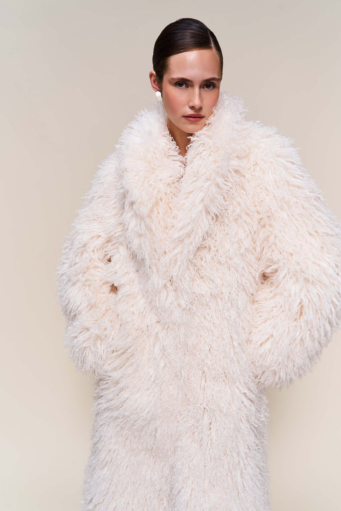 Puglia Maxi Faux Fur Coat