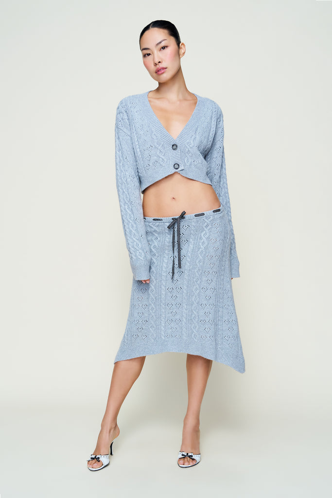 Noah Wool Cable Skirt