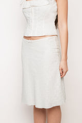Paloma Skirt In Cotton Eyelet