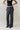 Raina Pinstripe Pant in Charcoal & White