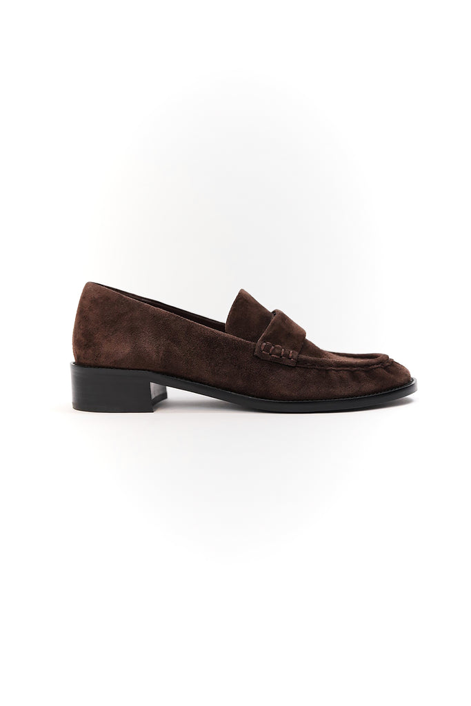 Romeo Suede Loafer in Espresso