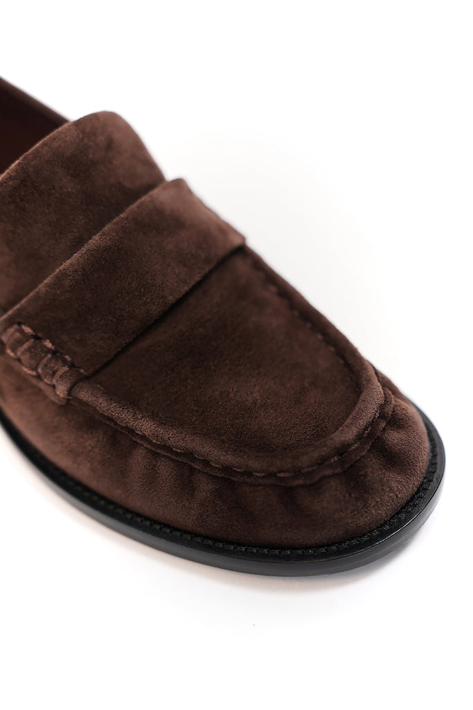 Romeo Suede Loafer in Espresso