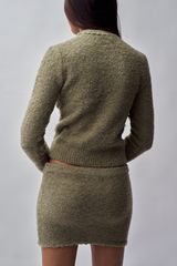 Palmyra Knit Cardigan in Sage