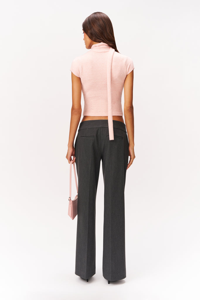 KNIT ARA TOP IN BALLET SLIPPER