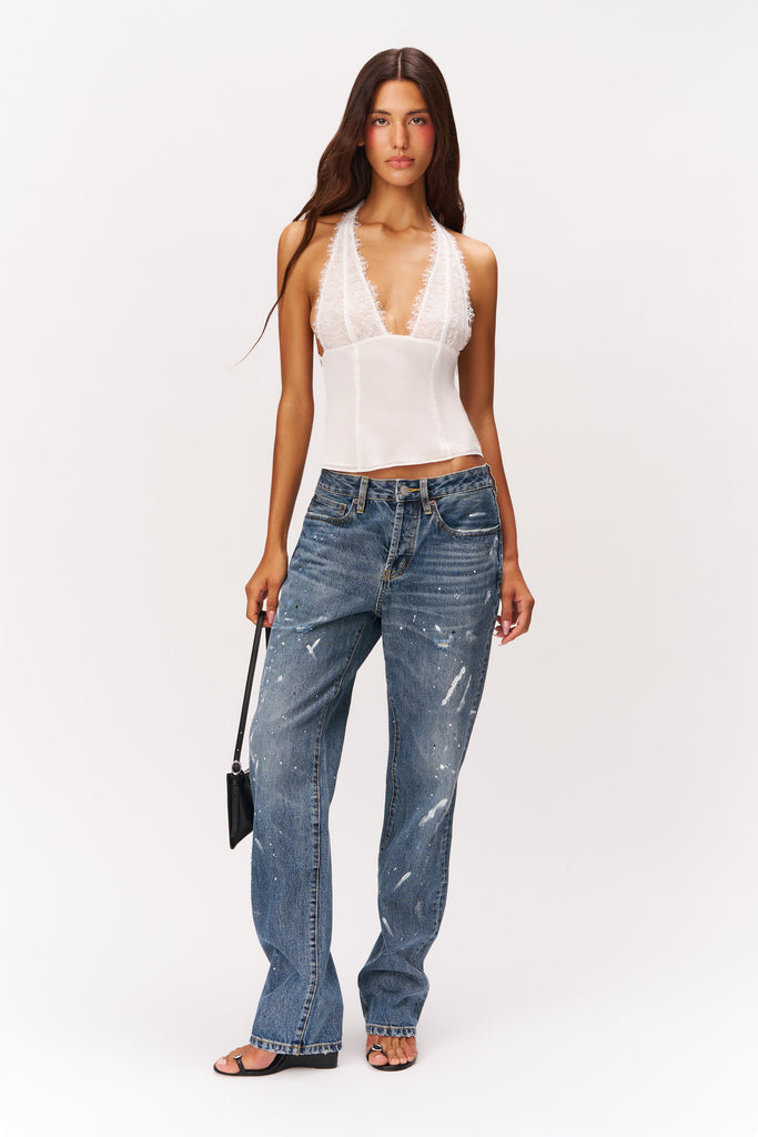 LILLIA TOP IN IVORY
