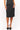 LILLIAN PENCIL SKIRT IN GREY PINTRIPE