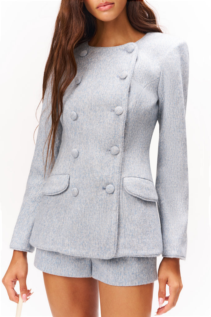 LIZZY BLAZER IN LIGHT BLUE