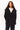 CAROLINE WRAP SWEATER IN BLACK