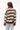 HAWLEY OVERSIZED STRIPE WOOL JUMPER IN CREAM STRIPE