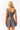Leila Twill Mini Skirt in Medium Grey Melange