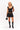 Leila Twill Mini Skirt in Black