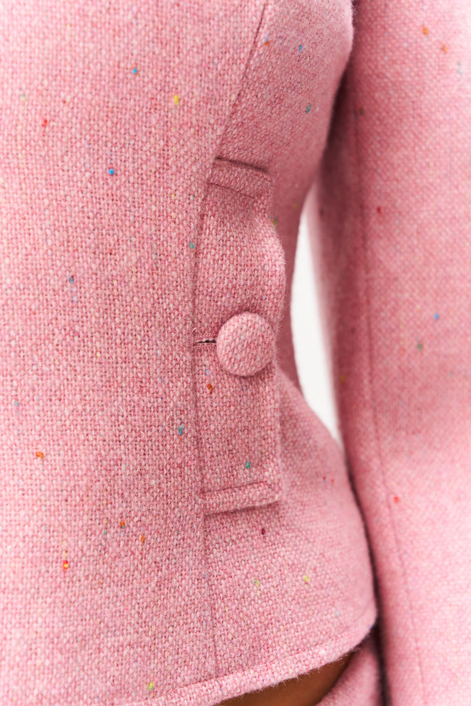 TALIA SHRUNKEN BLAZER IN PINK