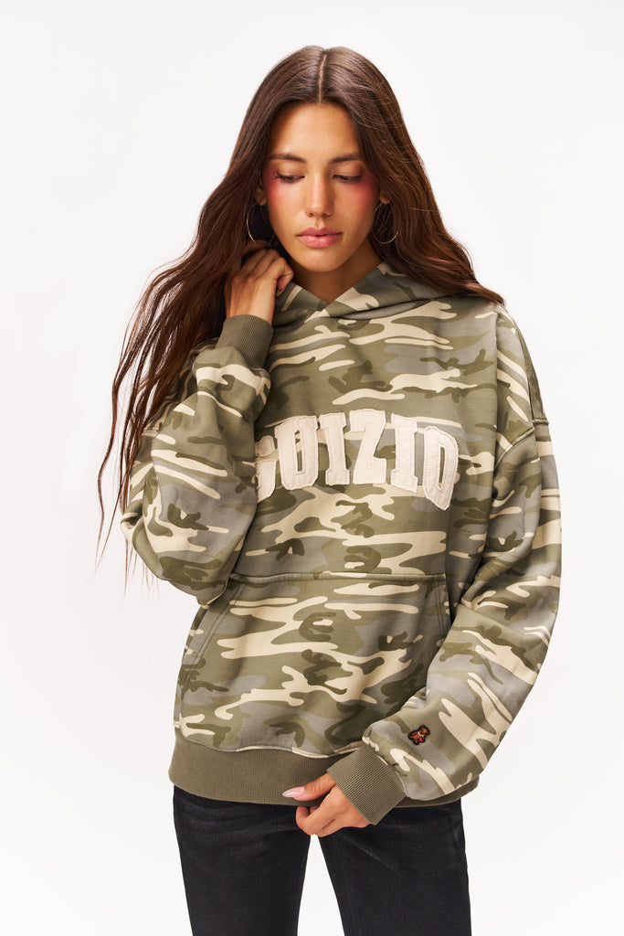 GUIZIO PULLOVER HOODIE IN CAMOUFLAGE