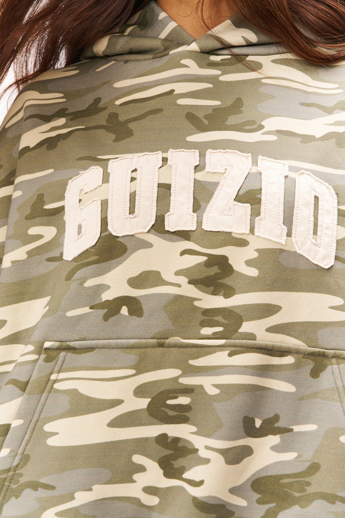 GUIZIO PULLOVER HOODIE IN CAMOUFLAGE