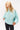GUIZIO FLEECE ZIP UP JACKET IN LIGHT BLUE