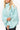 GUIZIO FLEECE ZIP UP JACKET IN LIGHT BLUE
