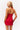Marini Corset Top In Red Love