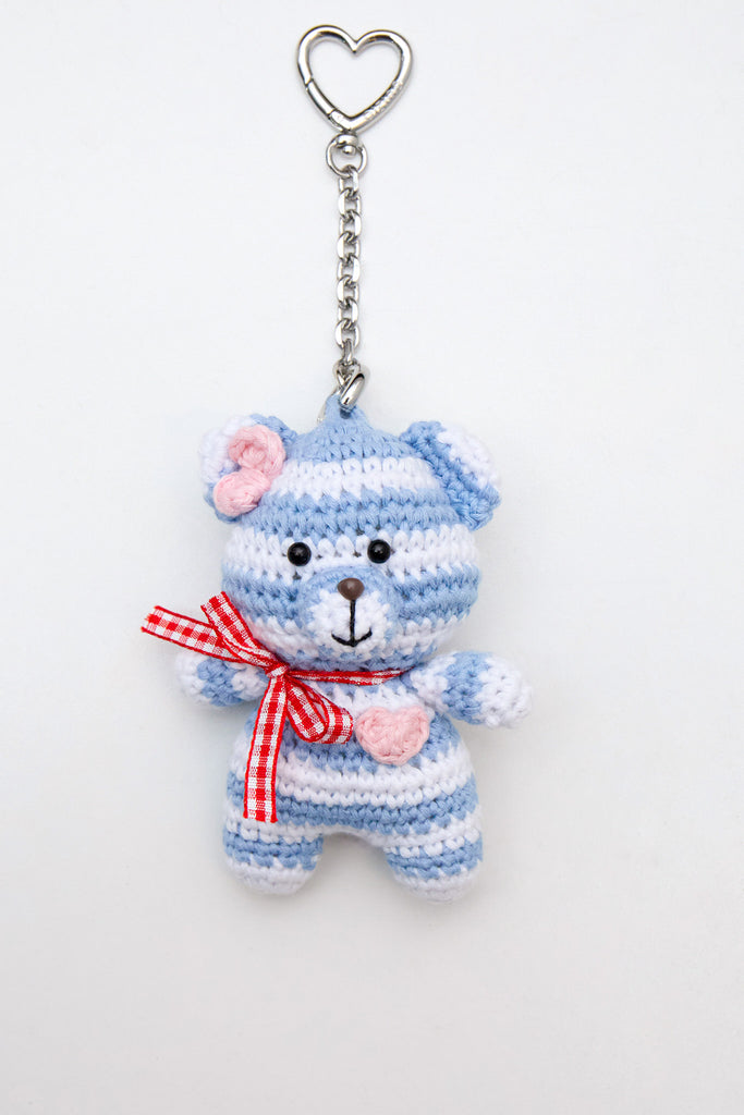 Button Bear Bag Charm