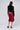 Paloma Satin Skirt In Merlot 