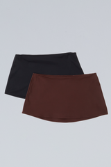 Micro Mini Stretch Skirt, 2-pack