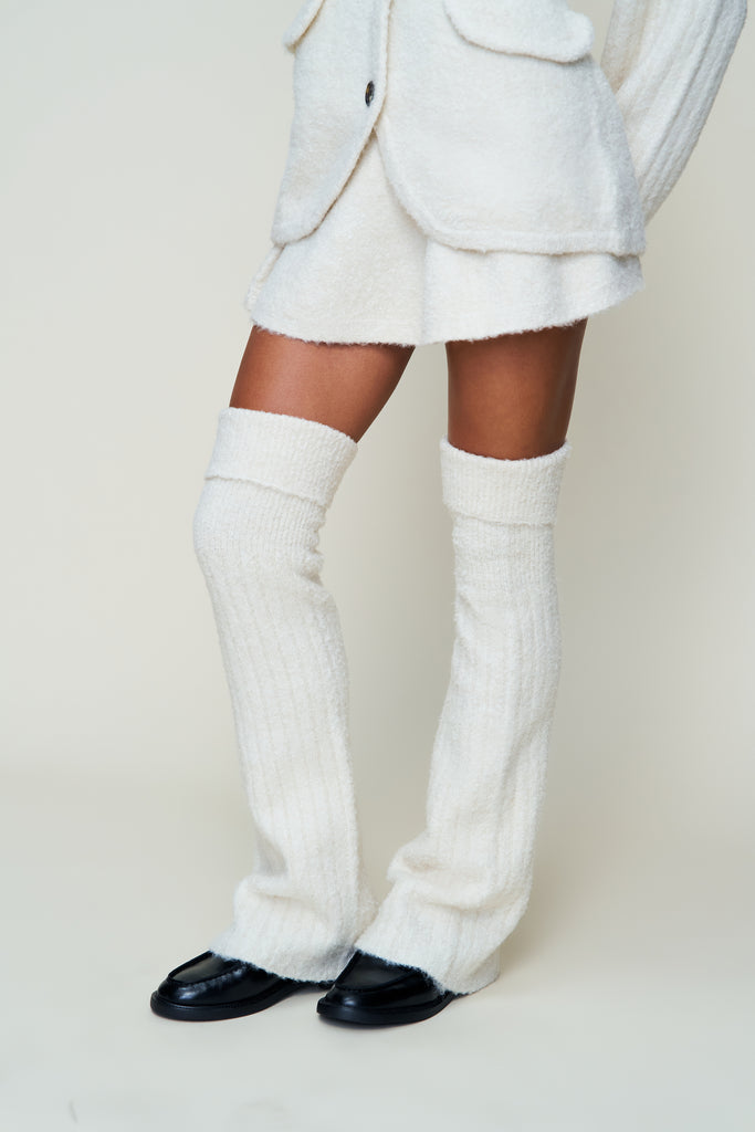 LEG WARMER IN IVORY