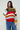 HAWLEY OVERSIZED STRIPE WOOL JUMPER IN OLIVE