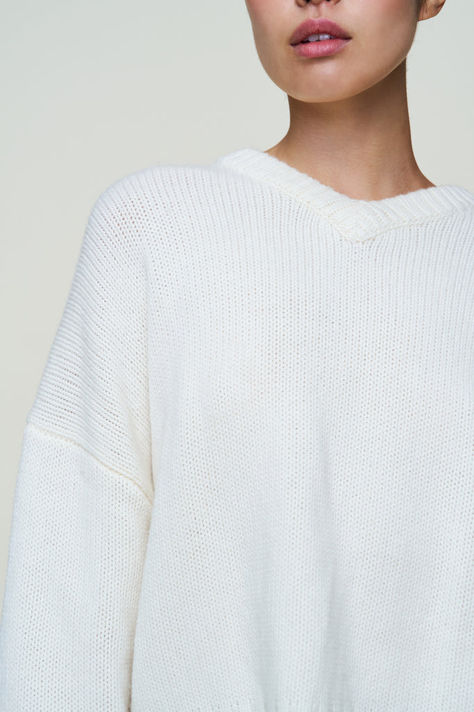 JONI CASHMERE V-NECK JUMPER