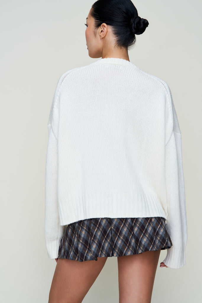 JONI CASHMERE V-NECK JUMPER