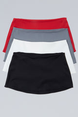 Micro Mini Stretch Skirt, 4-pack