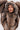 Cosette Cropped Faux Fur Jacket in Tawny Brown