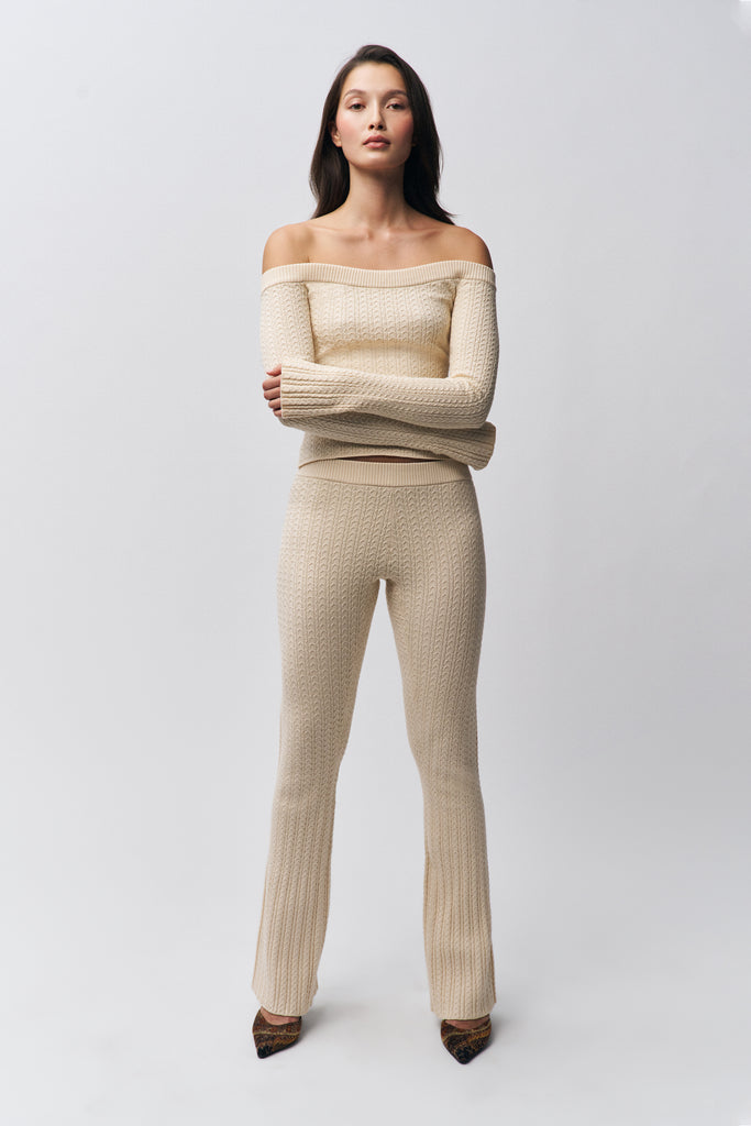 Camille Pant in Ivory