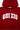 Guizio Zip Up Hoodie in IU Red