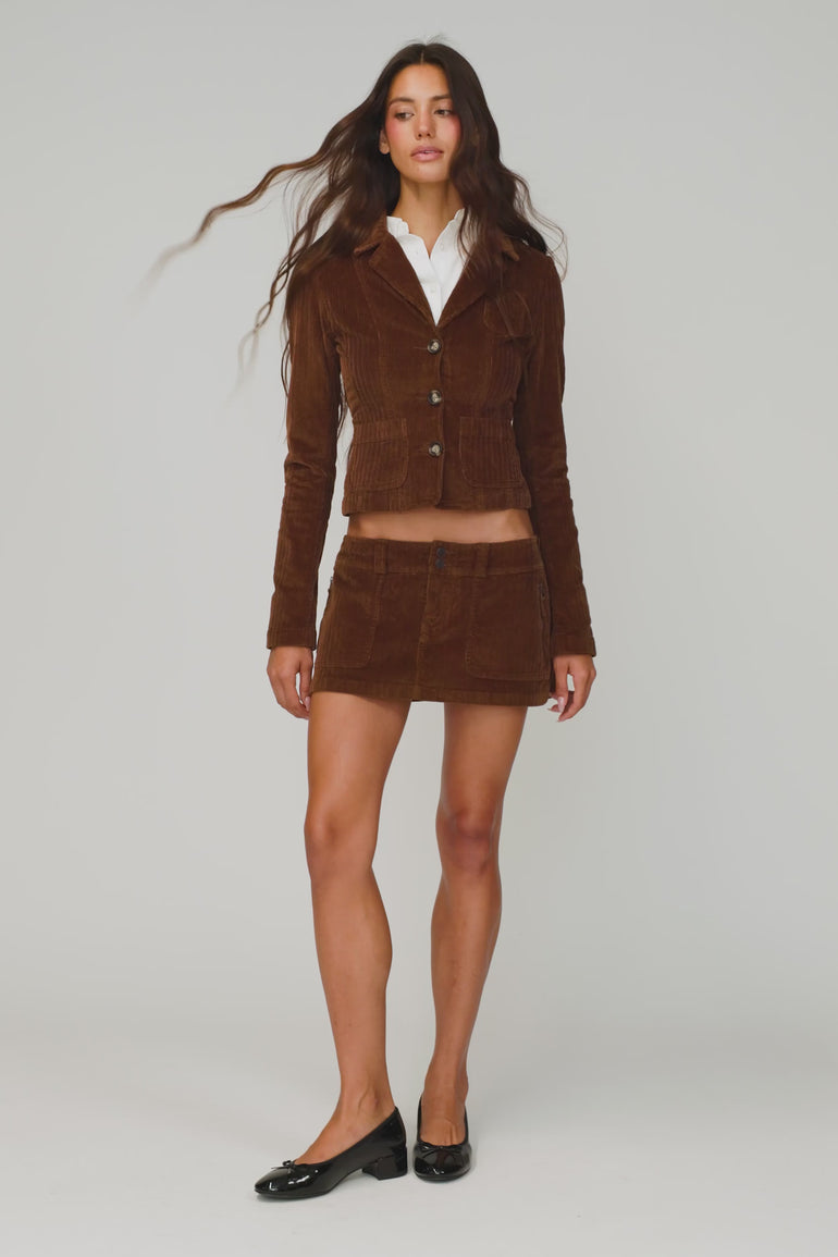 Celine Jacket in Espresso